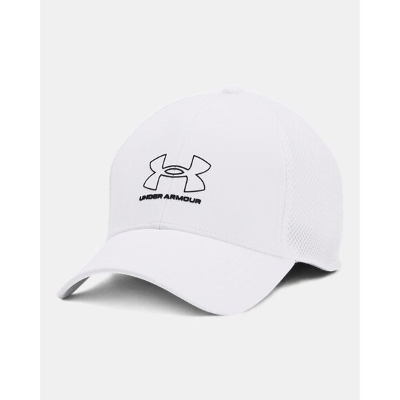Under Armour 2022 Mens Iso-chill Driver Mesh White Cap M/L - Picture 1 of 2